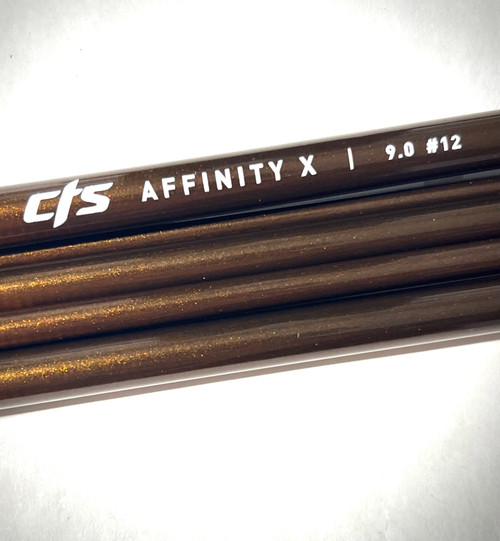 Affinity X Travel 9'0" 12 Weight 6 Piece Rod Blank Golden Plum
