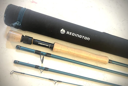 9'0" 12 Weight 4 Piece Redington Predator Salt Water Fly Rod 