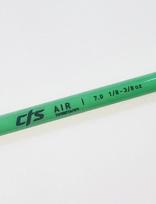 CTS 7'0" 1/8-3/8 AIR Turbo Taper Spinning Rod Blank Lime Green
