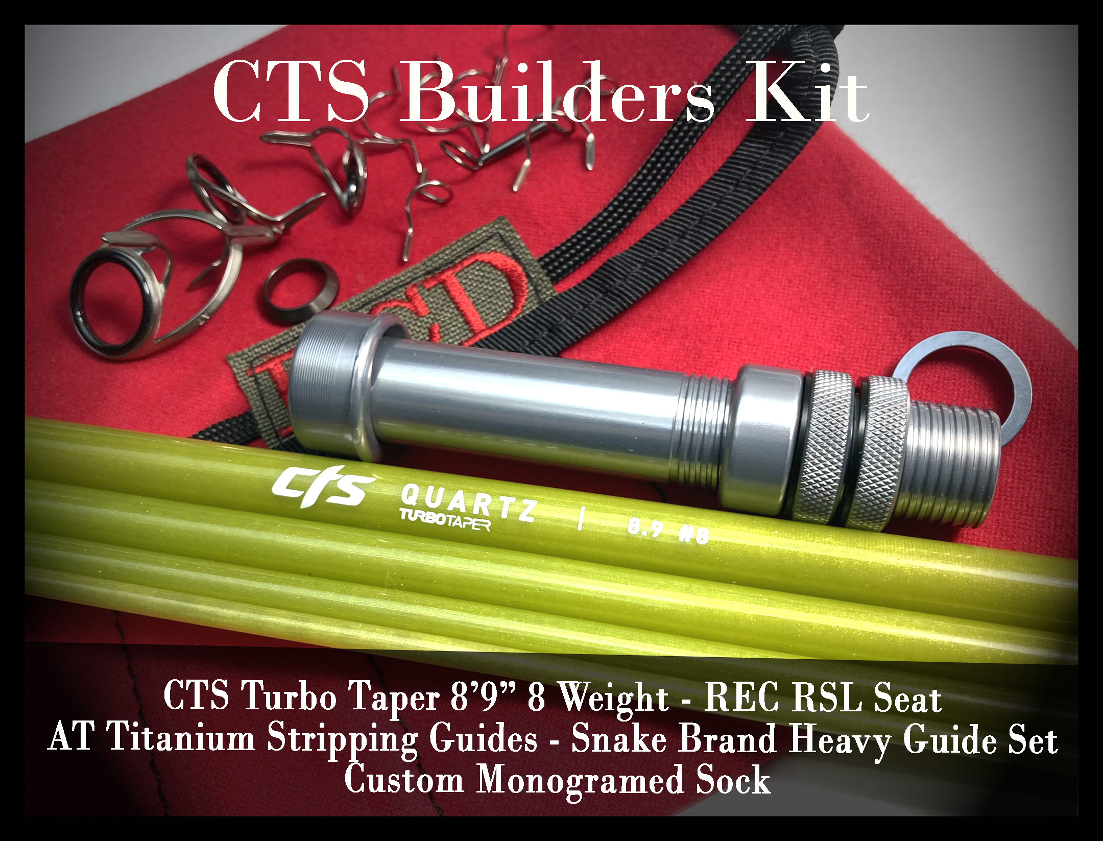 CTS Quartz TT 8'9 10wt in Panther - Wasatch Fly Fishing