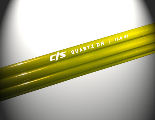 CTS Lemon Drop Quartz 4pc Fiberglass Fly Rod Blanks