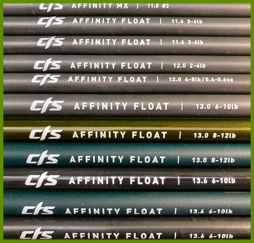 CTS Affinity Float Centerpin Rod Blanks