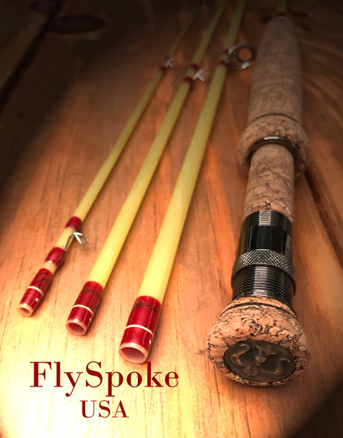 CTS FlySpoke Custom Crafted 7'6 4 Weight Fiberglass Fly Rod