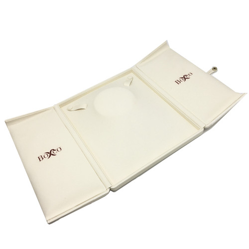 8220 Series Custom High Quality Nabuka Necklace Box