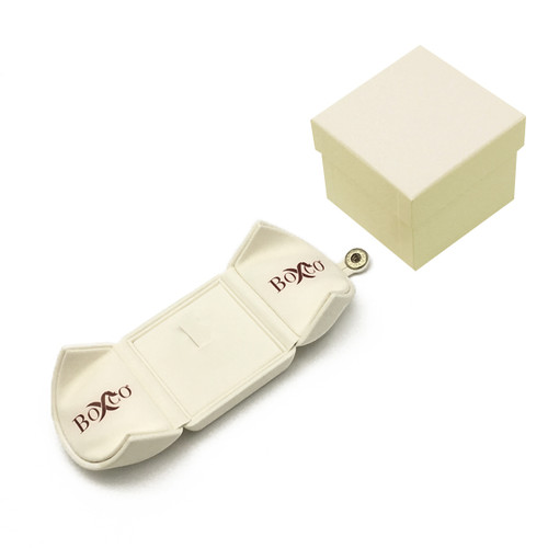 8201 Series Custom High Quality Nabuka Ring Box