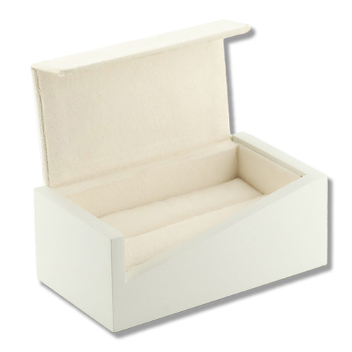 3205 Series High Quality Matte Wood & Chamel Double Ring Box