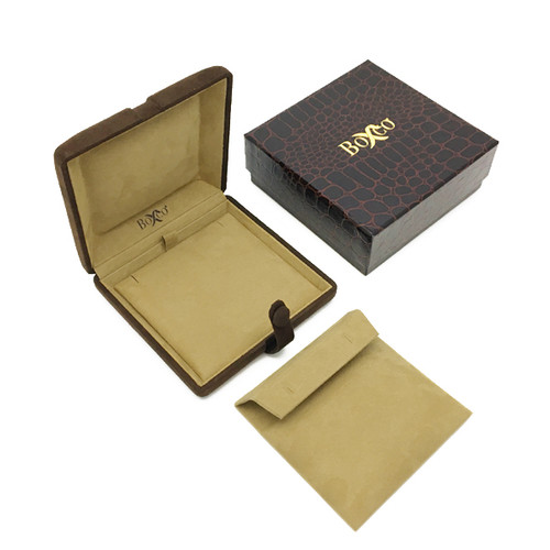 7608 Series High Quality Charisma Suede Earring and Pendant Box