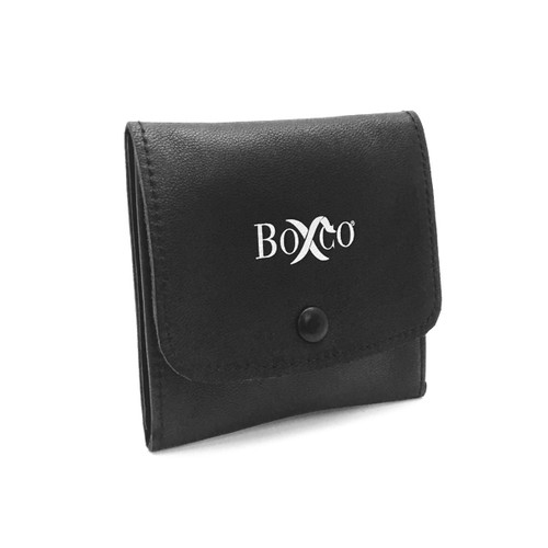 LSQPLT3- Custom Leather & Suede Pouch with Pleats