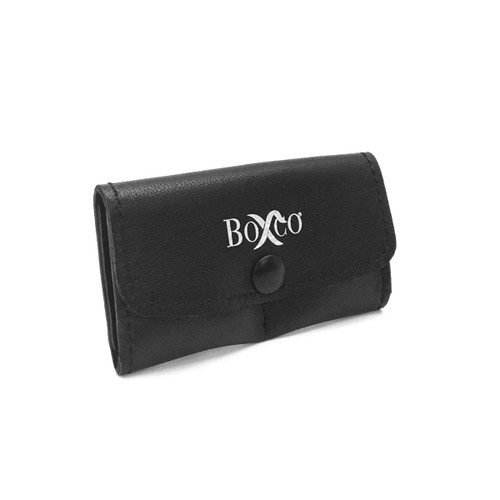 LSQPLT9- Custom Leather & Suede Pouch with Pleats