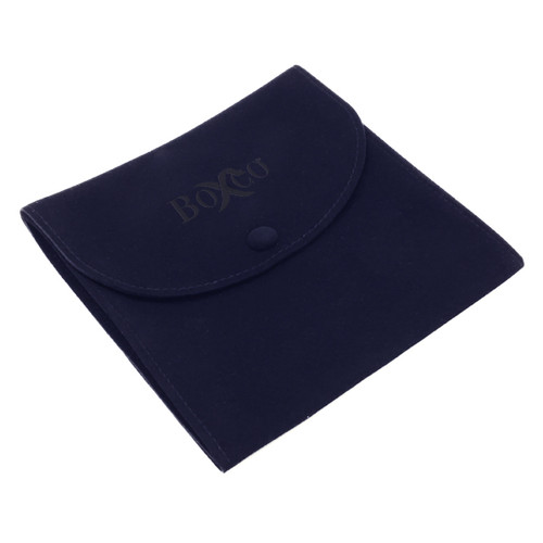 LSQPFR5- Custom Bangle Pouch With French Faux Suede