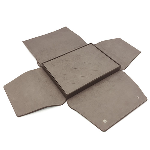 LSDFL-R12 Custom High Quality Leather & Charisma Suede Multi Ring Display Folder