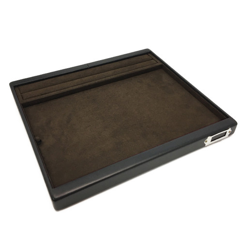 TRY-300-RNG-LTHR Custom Presentation Tray Covered with Leather & Charisma 