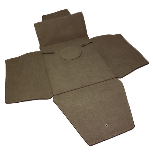 LSFL25 Custom High Quality Leather & Charisma Suede Extra Large Necklace Folder