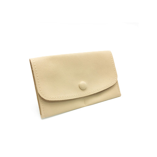 LLRP2 High Quality Faux Leather Button Pouches
