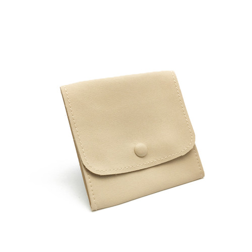 LLRP3 High Quality Faux Leather Button Pouches