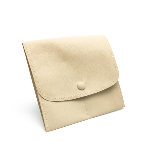 LLRP5 High Quality Faux Leather Button Pouches