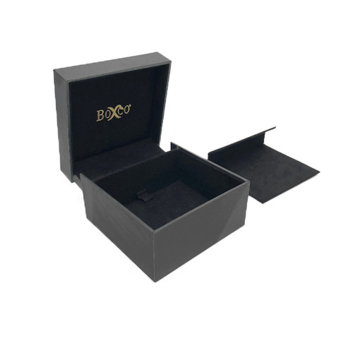 8509 High Quality China Suede and Leatherette Earring and Pendant Box