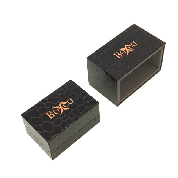 5005 Series High Quality Charisma & Pellaq Double Ring and Cuff-link Box