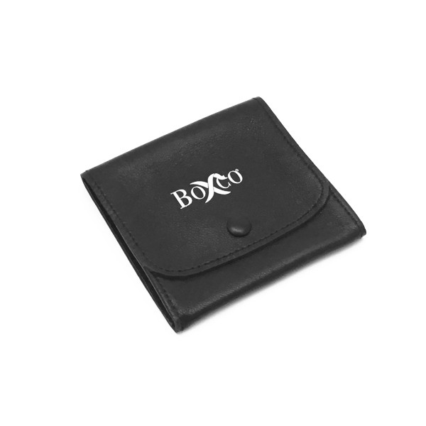 LSQPLT3- Custom Leather & Suede Pouch with Pleats