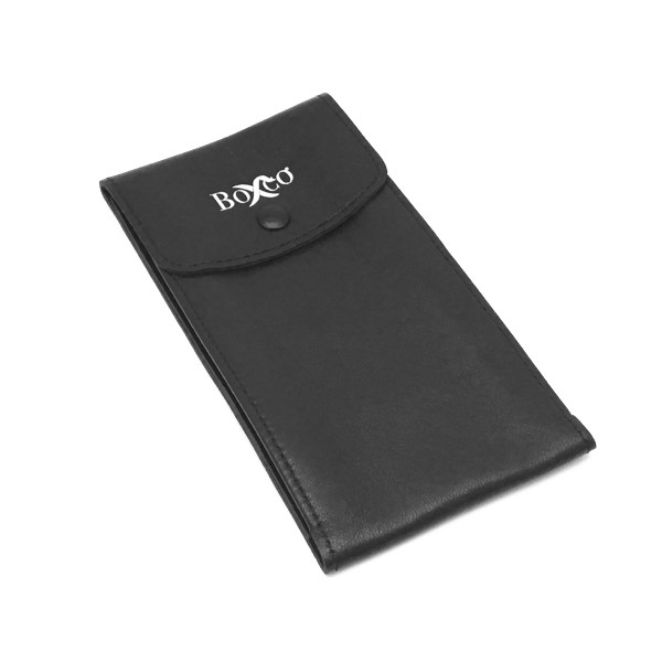 LSQPLT6- Custom Leather & Suede Pouch with Pleats