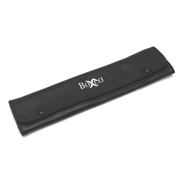 LSQPLT7- Custom Leather & Suede Pouch with Pleats