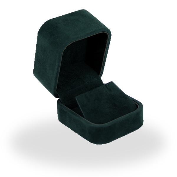 C802 High Quality Italian Faux Suede Small Earring Box