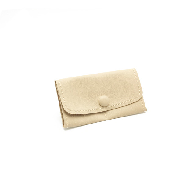 LLRP9 High Quality Faux Leather Button Pouches