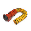 8" Axial DC Metal Blower w/ Canister & 15’ Ducting, 31 lbs. (9506-01)