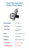 R-25 CGA-590 Fixed Flow Regulator – 2.5 LPM, Hose Barb Outlet
