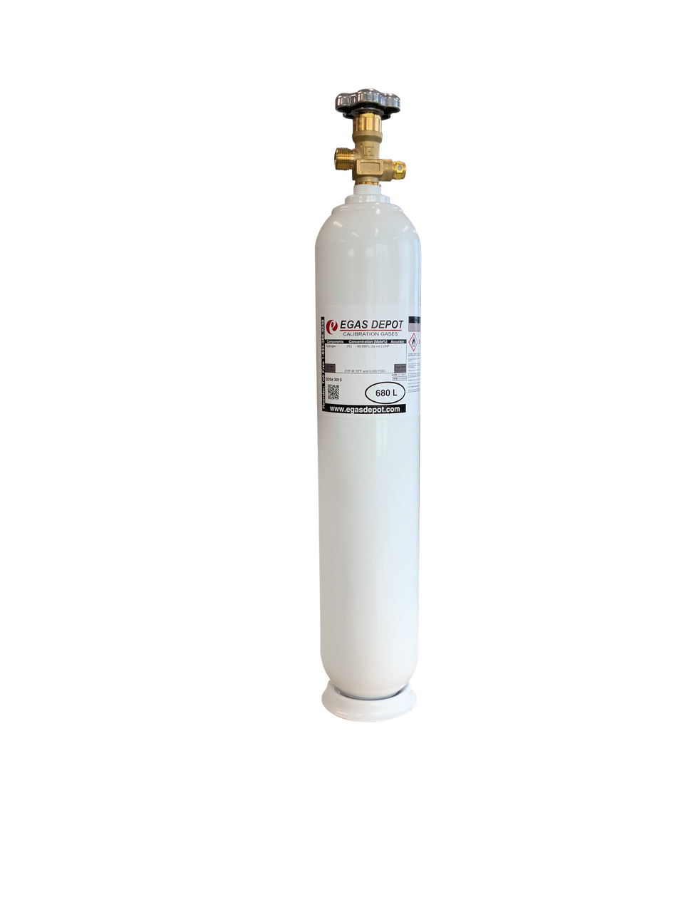 680 Liter-Carbon Monoxide 20 ppm/ Nitrogen