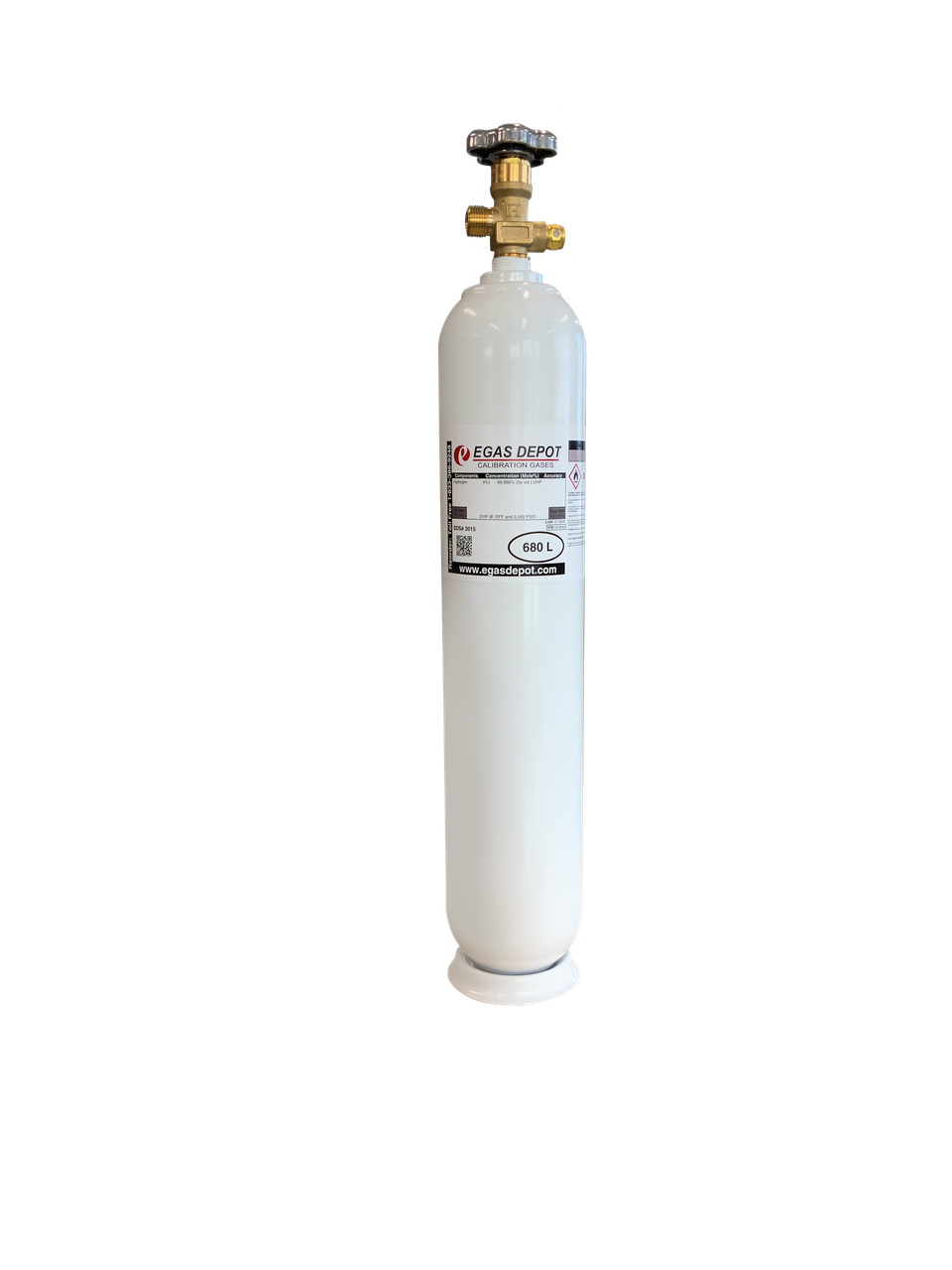 680 Liter-Ethylene 1.35% (50% LEL)/ Air