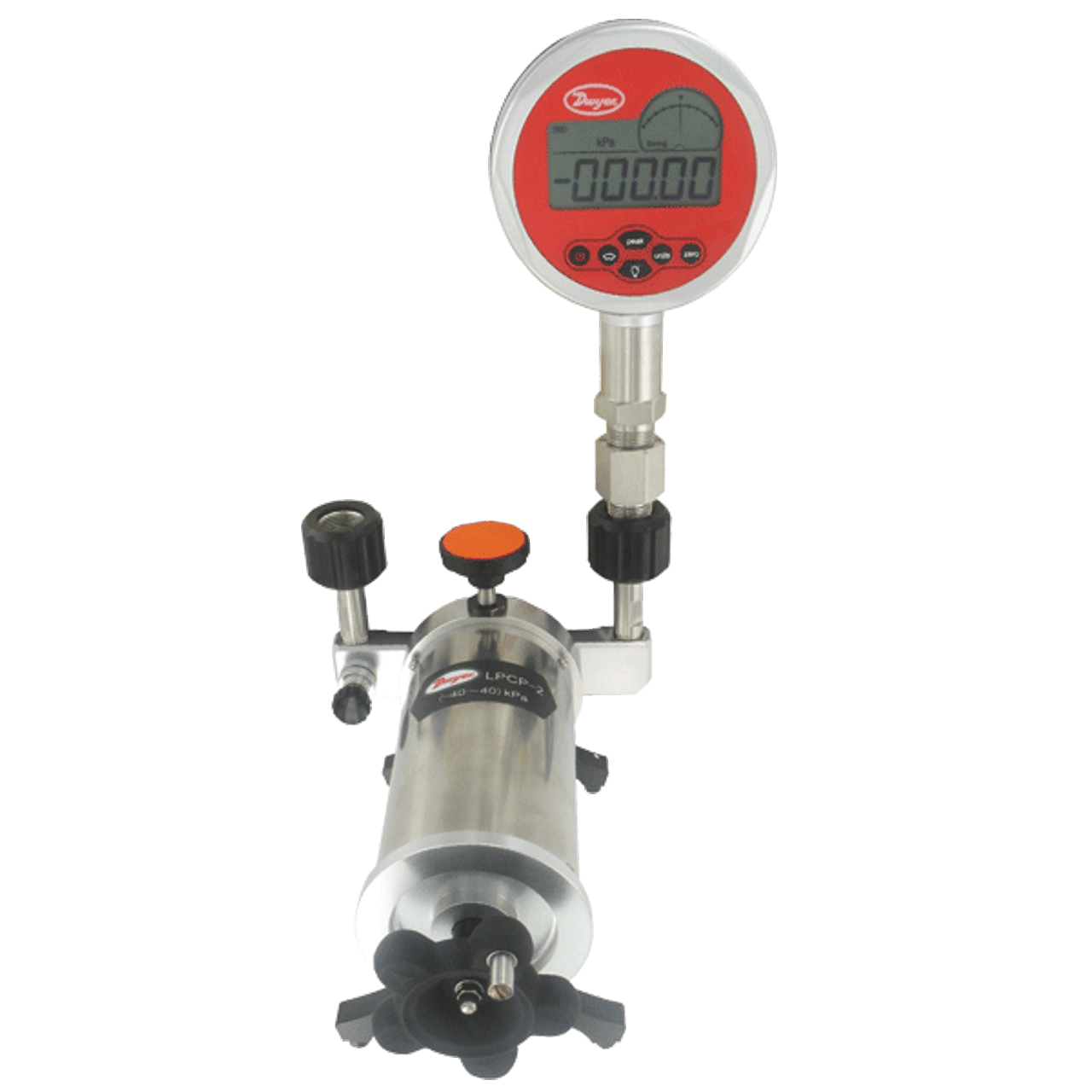 Series DCGII Digital Pressure Gage - 'Application Use' View.