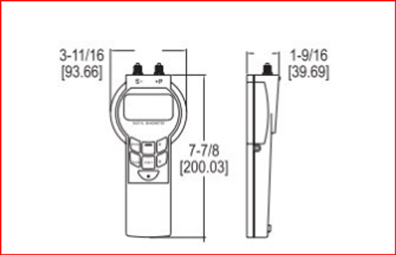 Series HM35, dimensions.
