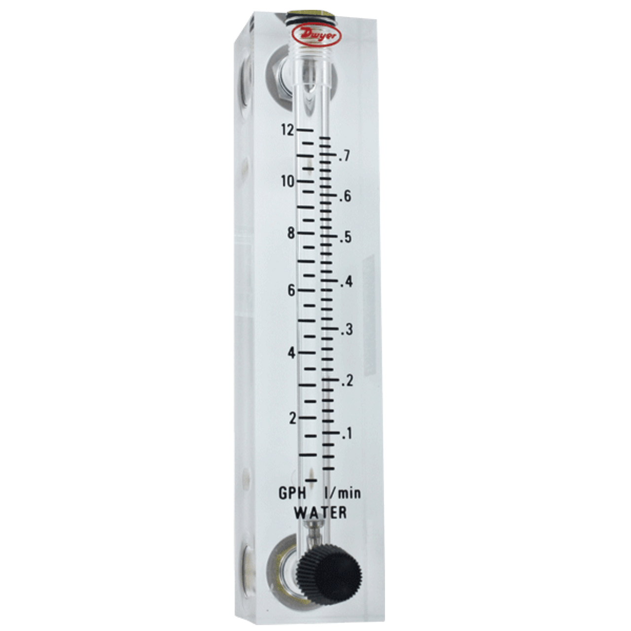 Series VFB Visi-Float® Flowmeter, VFB-80D-BV (brass valve).