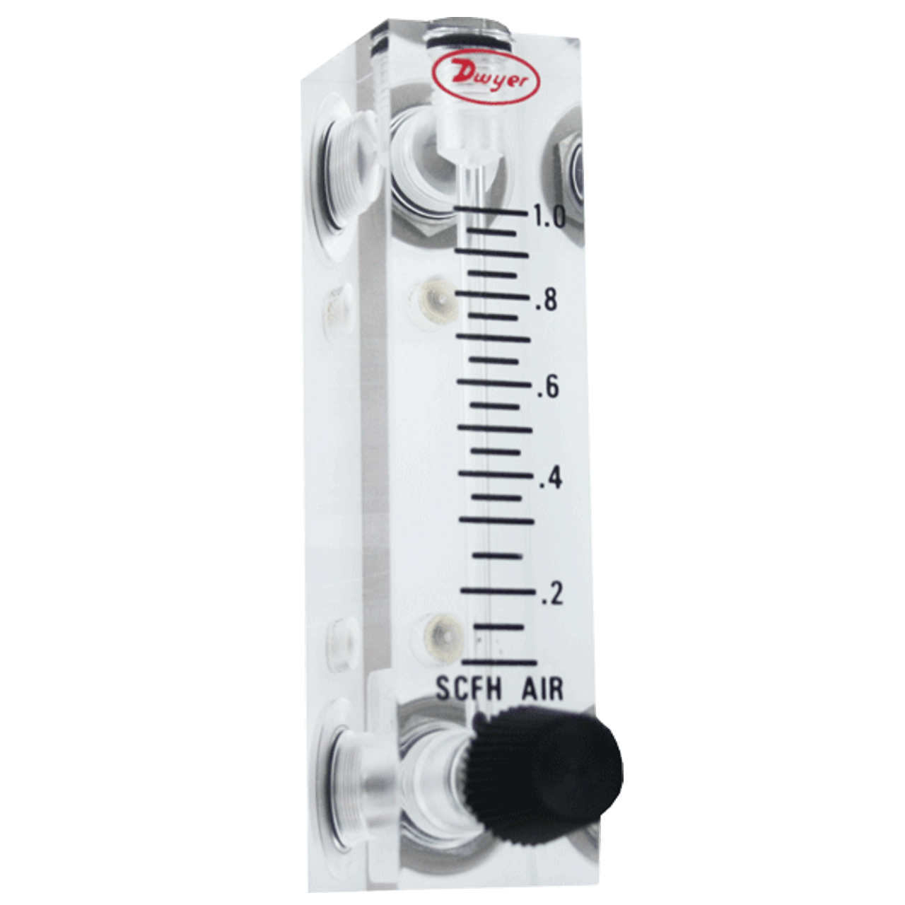 Series VFA Visi-Float® Flowmeter, VFA-1-SSV (stainless steel valve).