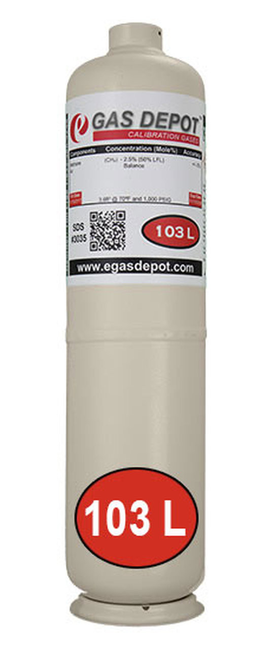 Helium (He) 10 PPM / Air BAL Calibration Gas – 103L (Custom Mix)