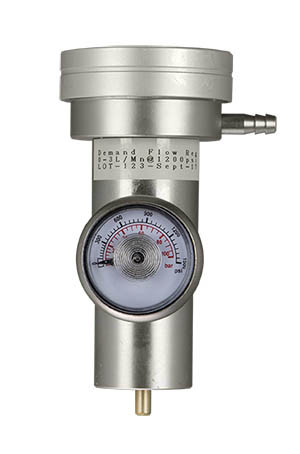 Regulator (CGA 600) Demand Flow, 0-3 LPM