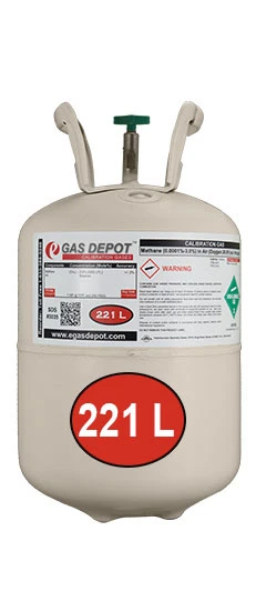 221 Liter-Butane 0.90% (49% LEL)/ Nitrogen