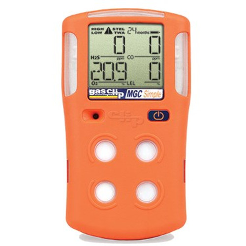 Multi Gas Clip Simple gas detector H2S, CO, O2, LEL (MGC-S)