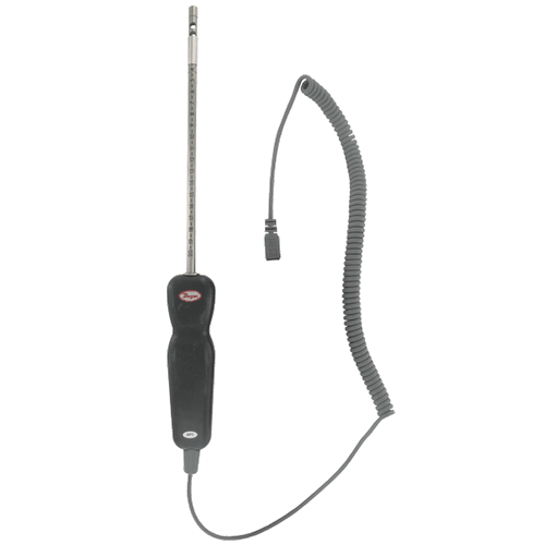 AP1, Thermo anemometer air velocity & temperature probe with coiled cable.