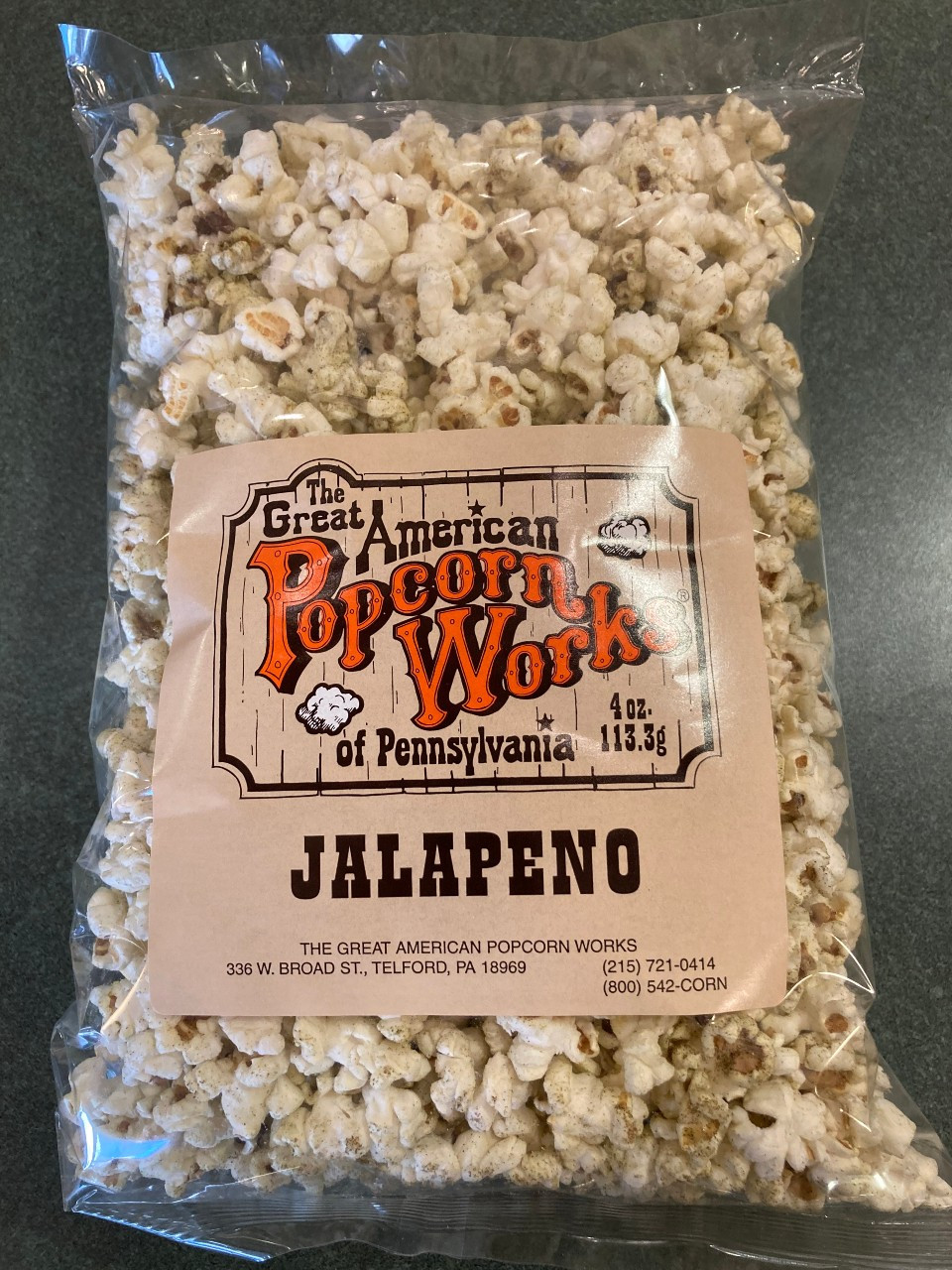 4oz bag of Gourmet Jalapeno Popcorn - Popcorn Works