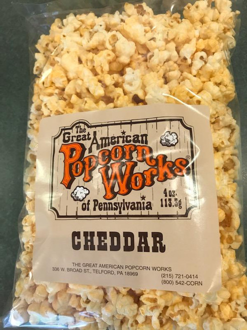 Case of 12 - 4oz Bags of our Gourmet Cheddar Cheese Popcorn