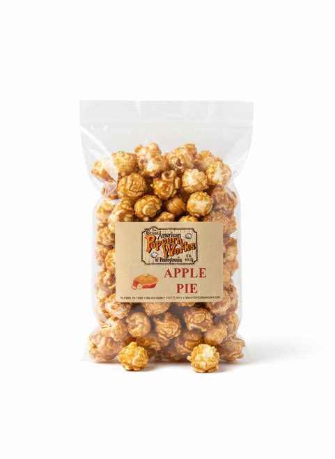 Apple Pie Caramel Popcorn- An Apple pie in each bag!! A classic taste. Get enough to share.