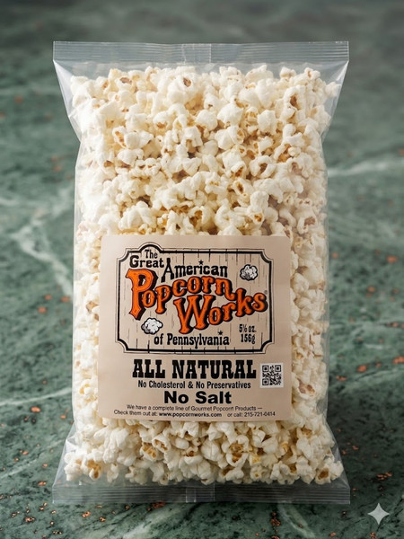 5.5oz bag of All Natural Popcorn - With-out Salt