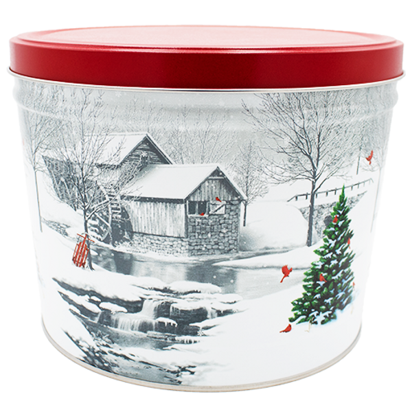 Snow Covered Mill - 2 Gallon