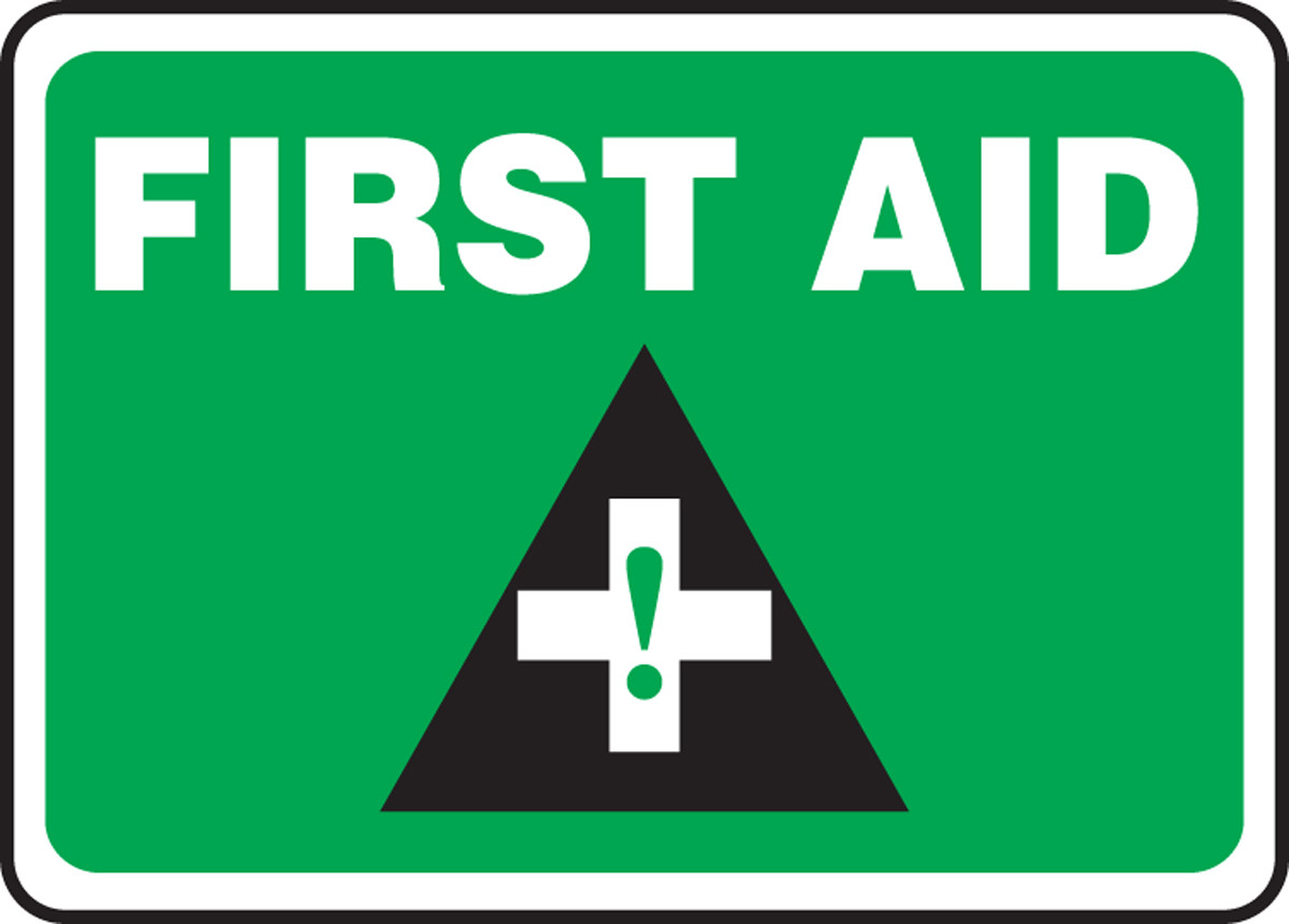 First Aid (WGraphic) Adhesive Vinyl 10'' X 14''