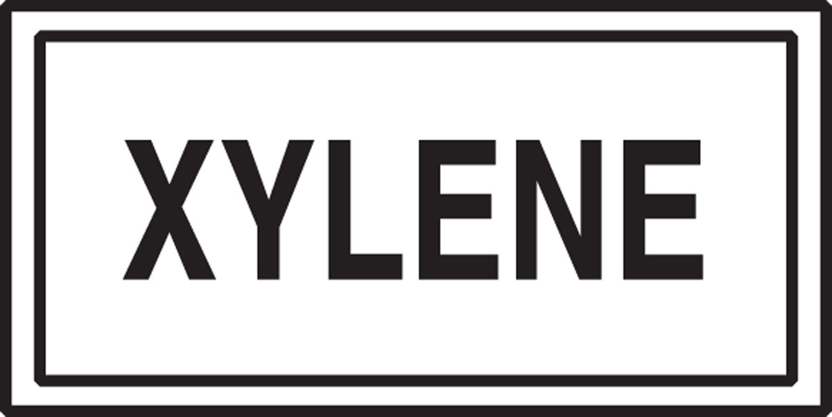 Xylene Label