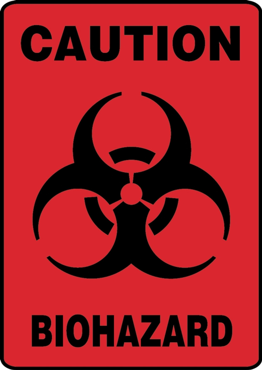 Caution Biohazard Sign MBHZ522