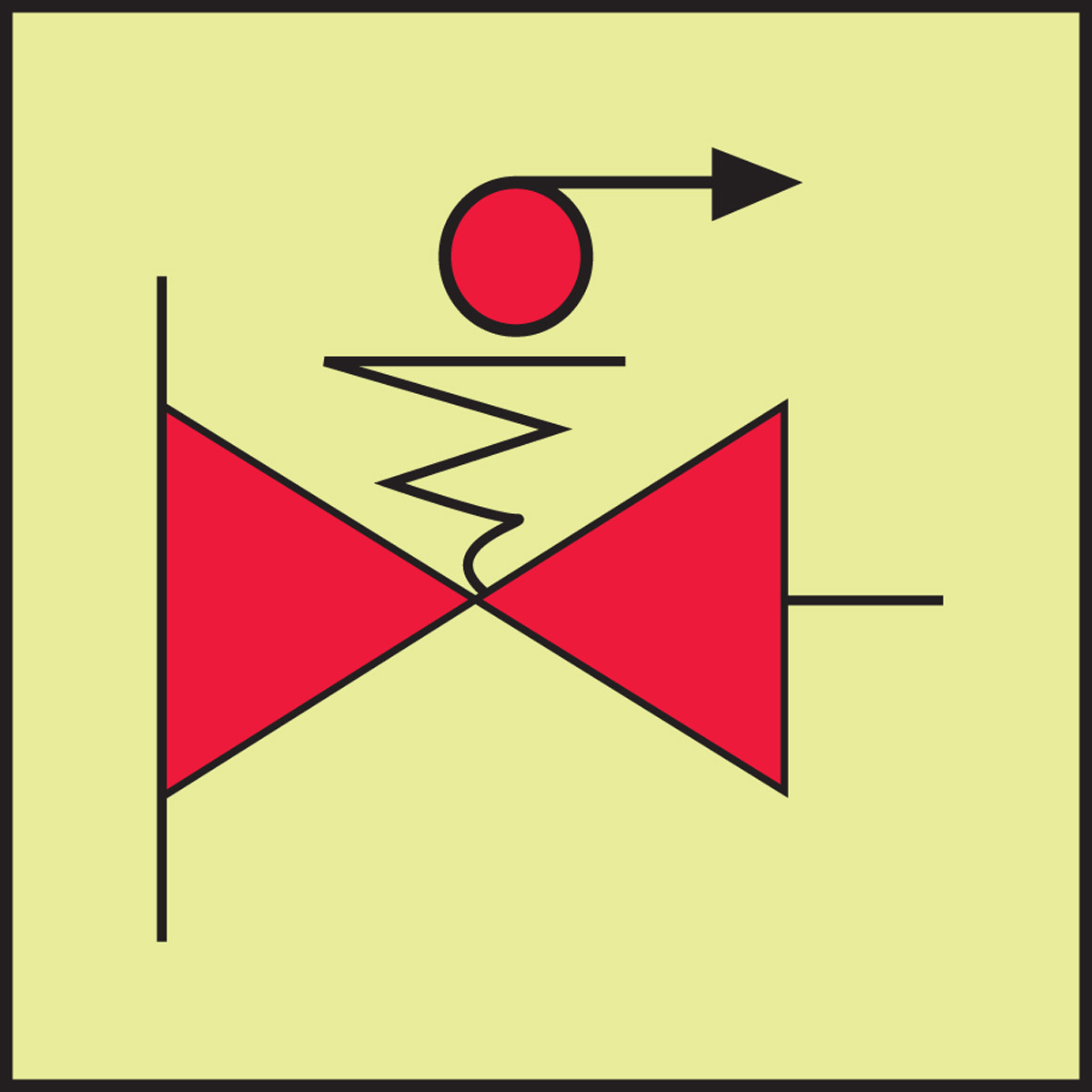 Remote Controlled Fuel Lubricating Oil Valves IMO Label