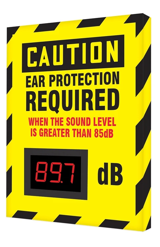 Decibel Meter Sign -12